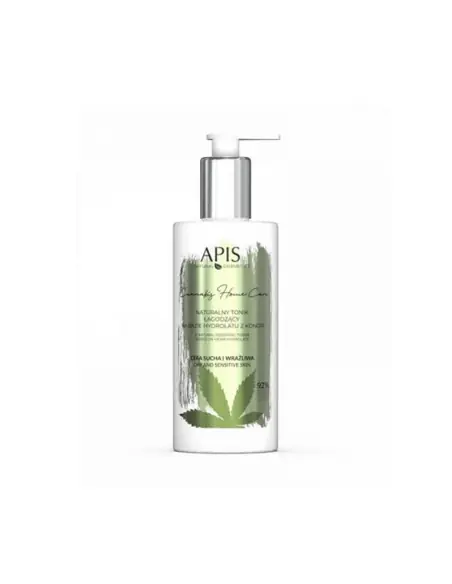 Apis cannabis home care naturalny tonik łagodzący na bazie hydrolatu z konopi 300 ml 