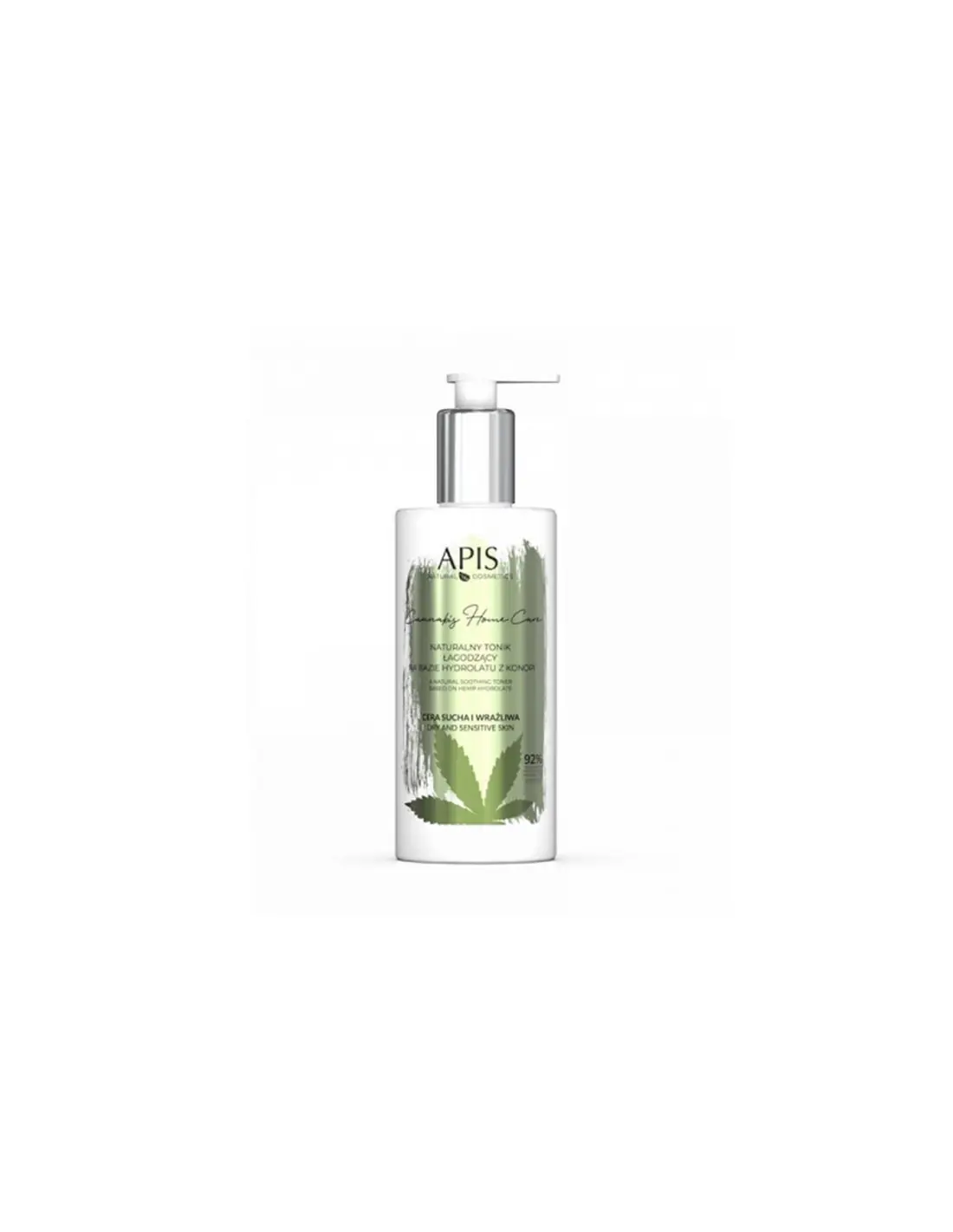 Apis cannabis home care naturalny tonik łagodzący na bazie hydrolatu z konopi 300 ml 