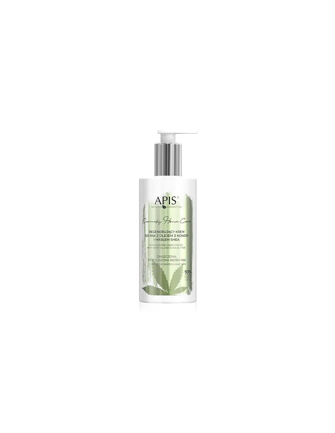 Apis cannabis home care regenerujący krem do rąk z olejem z konopi i masłem shea 300 ml 