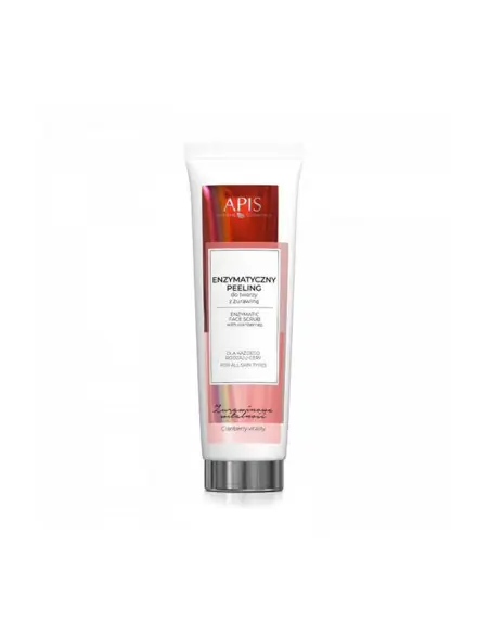 Apis żurawinowa witalność, enzymatyczny peeling do twarzy z żurawiną, 100 ml 