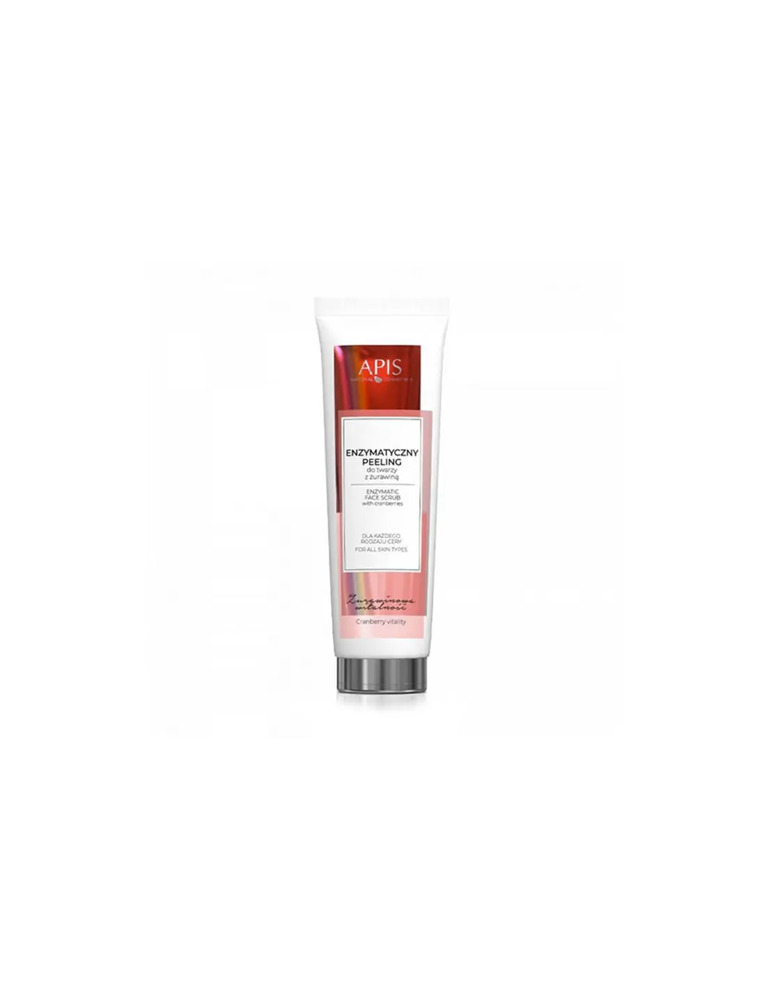 Apis żurawinowa witalność, enzymatyczny peeling do twarzy z żurawiną, 100 ml 