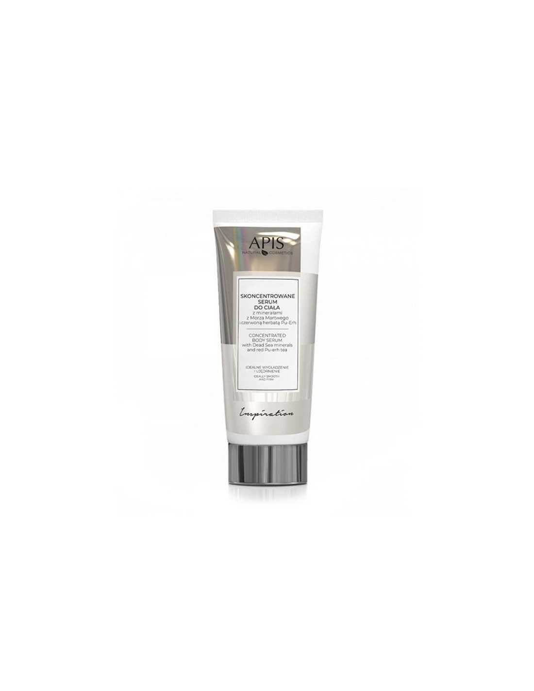 Apis inspiration, skoncentrowane serum z minerałami z morza martwego i czerwoną herbatą pu-erh – antycellulit, 200 ml 