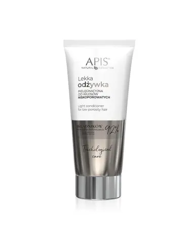 Apis trichological care lekka odżywka pielęgnacyjna do włosów niskoporowatych 200 ml 