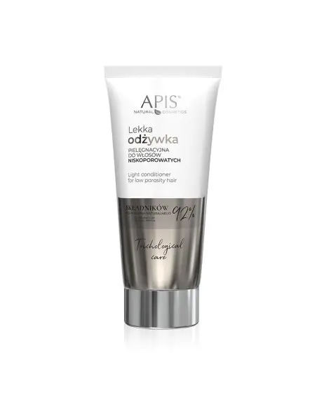 Apis trichological care lekka odżywka pielęgnacyjna do włosów niskoporowatych 200 ml 