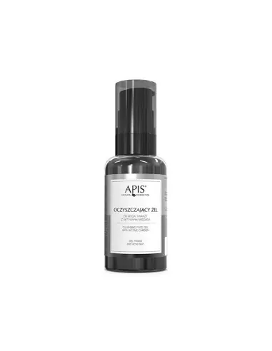 Apis oczyszczający żel do mycia twarzy z aktywnym węglem 50 ml 