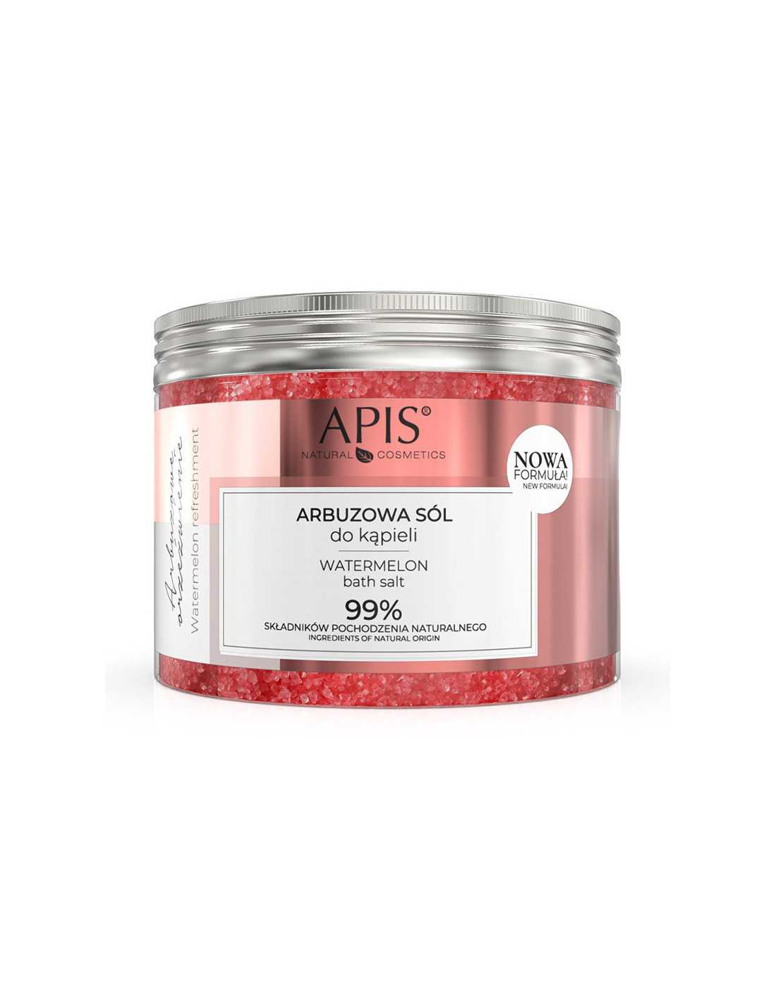 Apis arbuzowe orzeźwienie, arbuzowa sól do kąpieli 650 g 