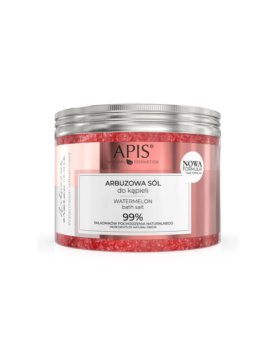 Apis arbuzowe orzeźwienie, arbuzowa sól do kąpieli 650 g 