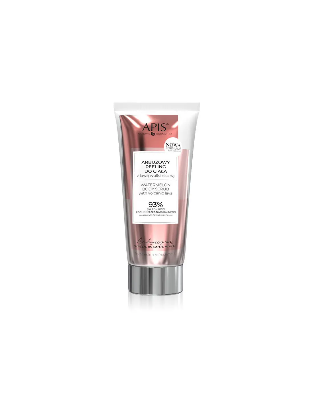 Apis arbuzowe orzeźwienie, arbuzowy peeling do ciała z lawą wulkaniczną 200 ml 
