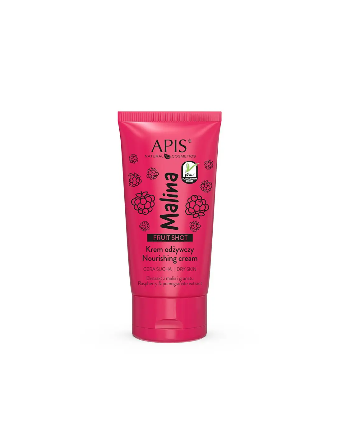 Apis fruit shot, malinowy krem odżywczy do twarzy 50 ml 