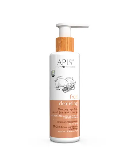 Apis owocowy jogurt do demakijażu i mycia twarzy 150 ml 
