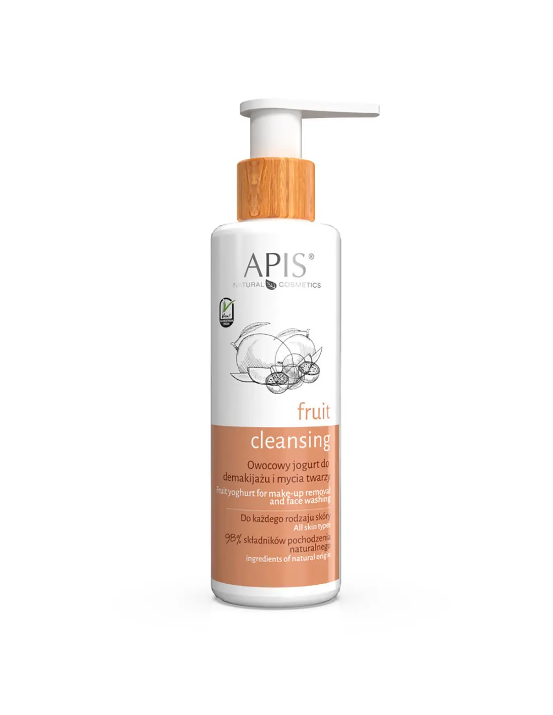 Apis owocowy jogurt do demakijażu i mycia twarzy 150 ml 