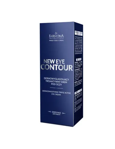 Farmona new eye contour dermowygładzający trójaktywny krem pod oczy 30 ml 