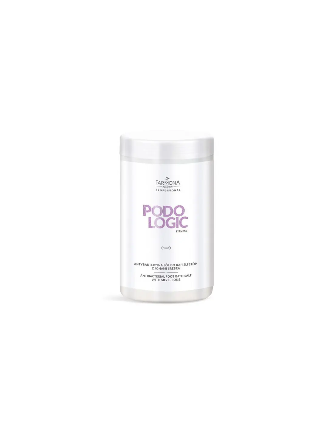 Farmona podologic fitness antybakteryjna sol do kąpieli stóp z jonami srebra 1400 g 