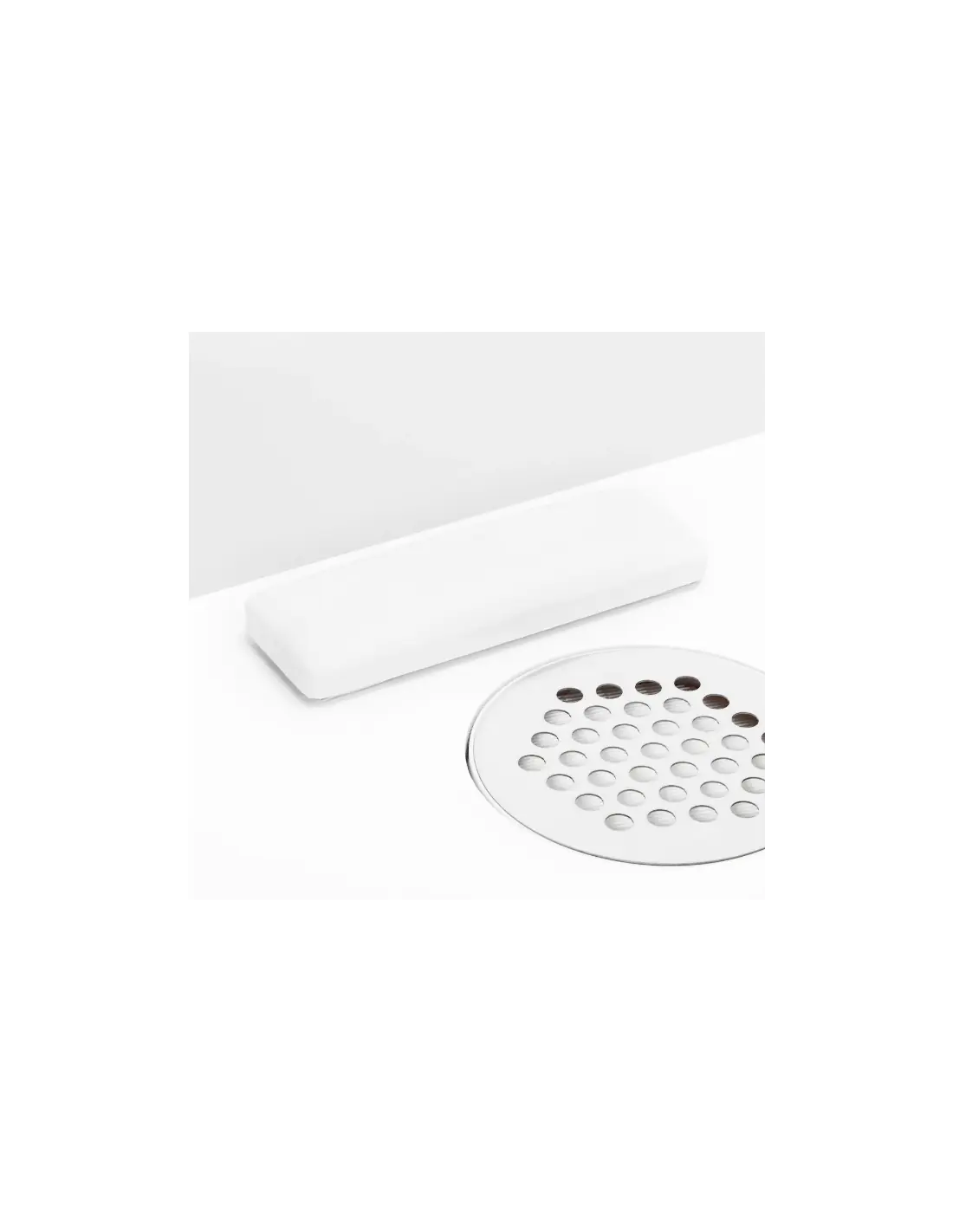 Kosmetiktisch 312 mit Kassettenabsorber, weiß, links