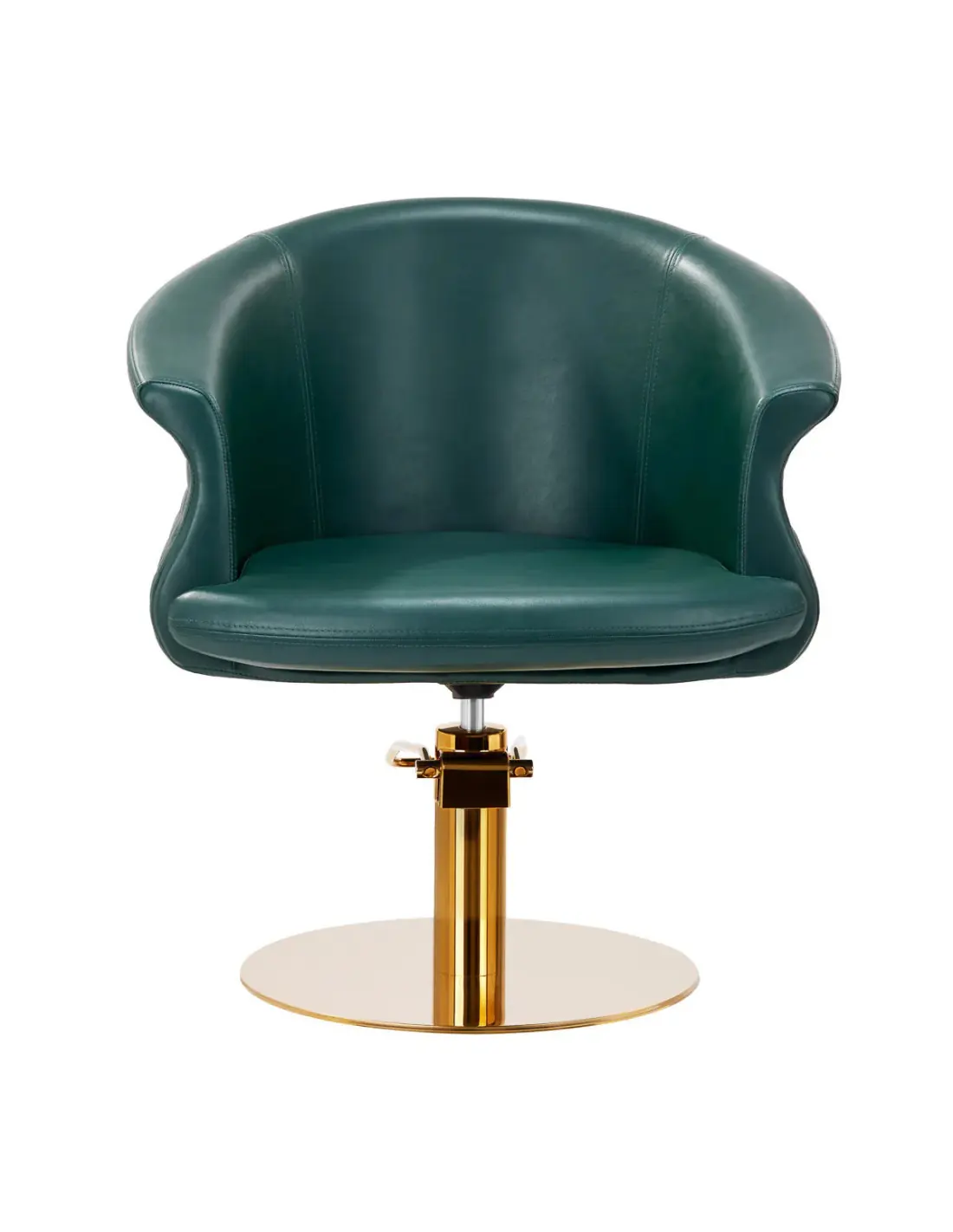 Versal hairdressing chair bottle green gold {attributes}