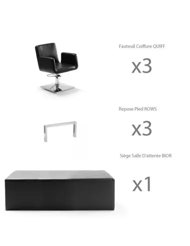 Quiff hairdressing furniture pack offer