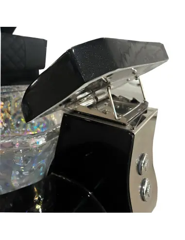 Massage-Spa-Sessel Pédispa Ricci, Schwarz, Diamant