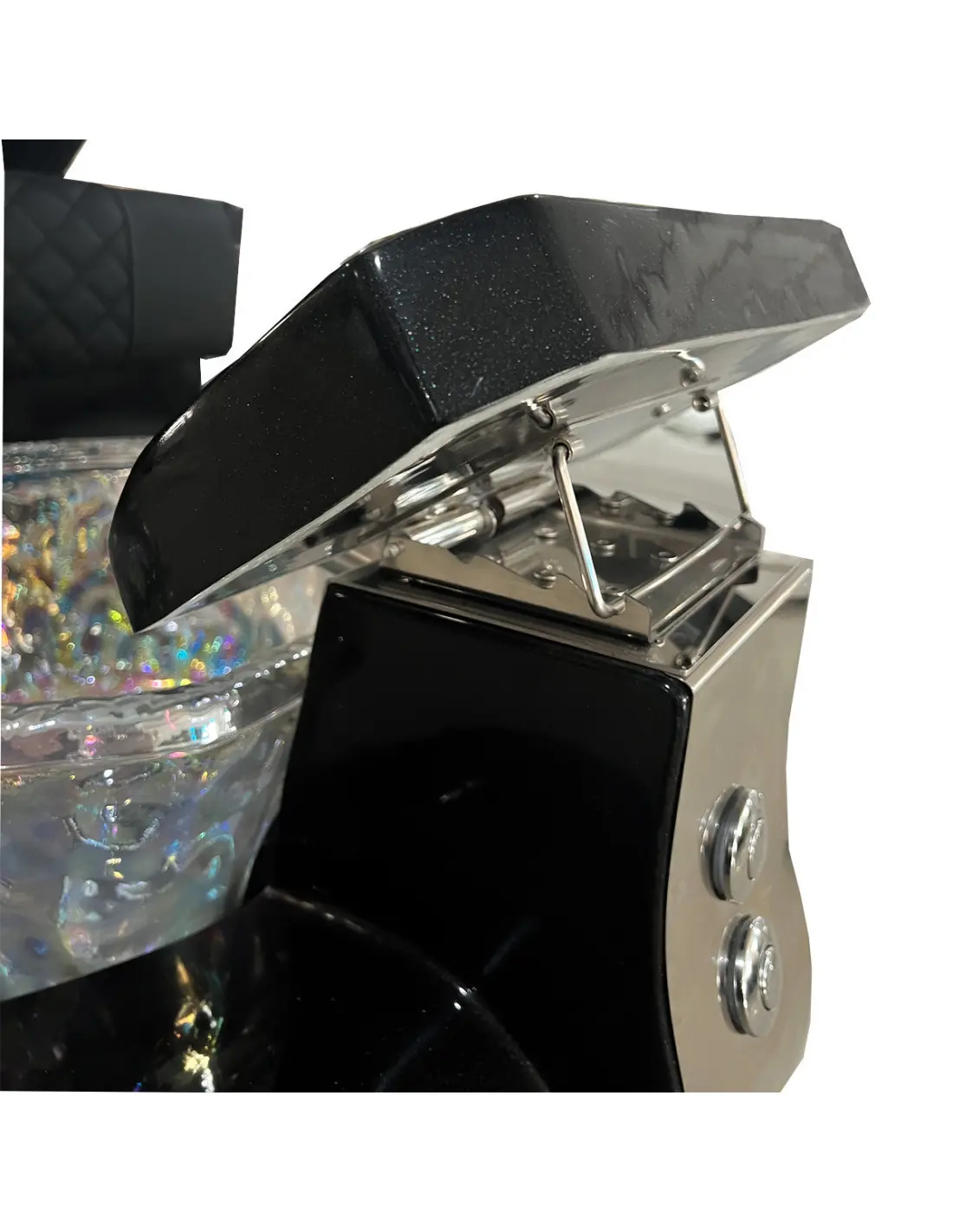 Massage-Spa-Sessel Pédispa Ricci, Schwarz, Diamant