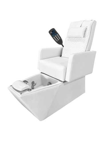 Fauteuil Pédicure SPA Massant BLANC Greco