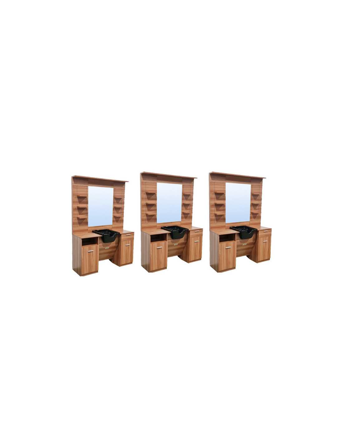 LOT 3 Poste Barber Meuble barbier shop Arizona V1 