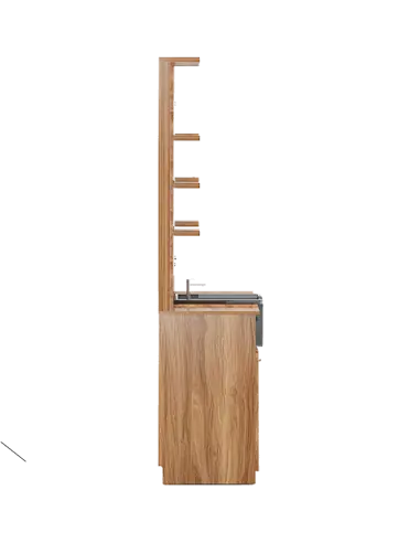 Ensemble postes de travail et comptoirs - mobilier barbier 