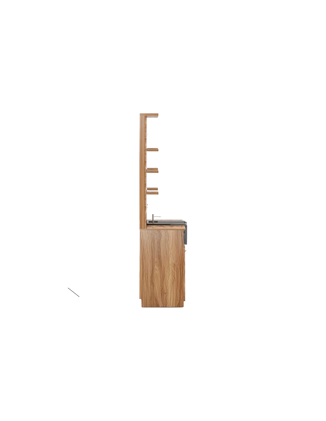 Ensemble postes de travail et comptoirs - mobilier barbier 