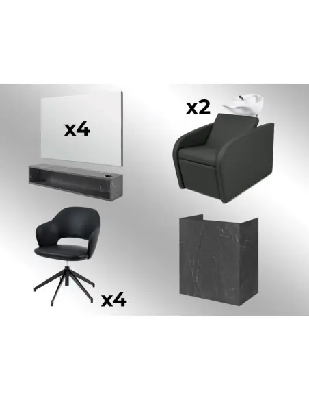 Pack salon de coiffure STONE EDGE