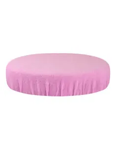 Pink sponge stool cover