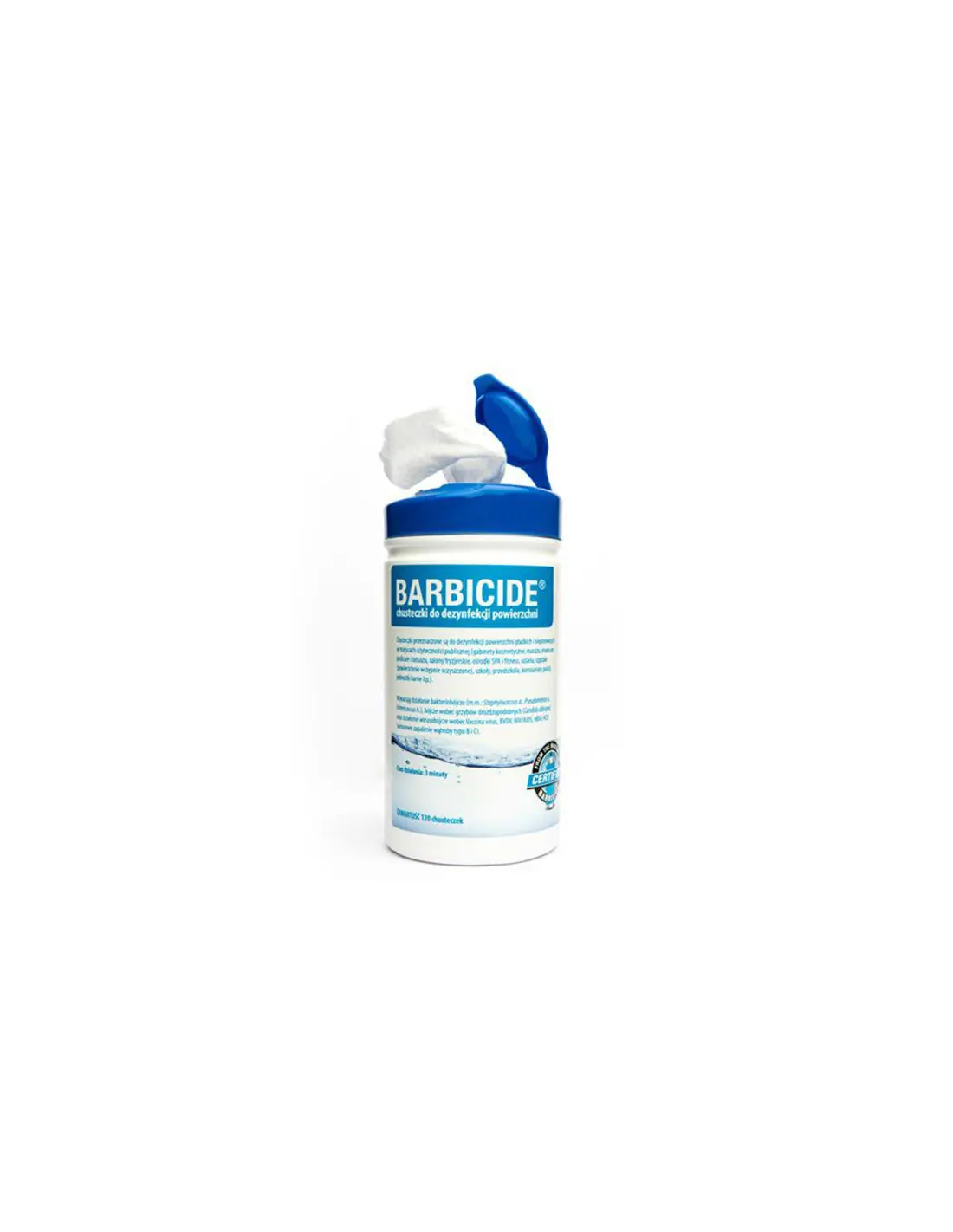 Barbicide wipes chusteczki do dezynfekcji powierzchni 100 szt. 