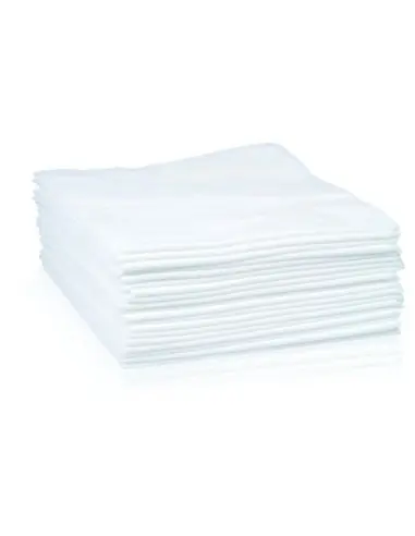 Jednorazowe chusty zabiegowe 20 szt. 70 x 40 cm biała fala 