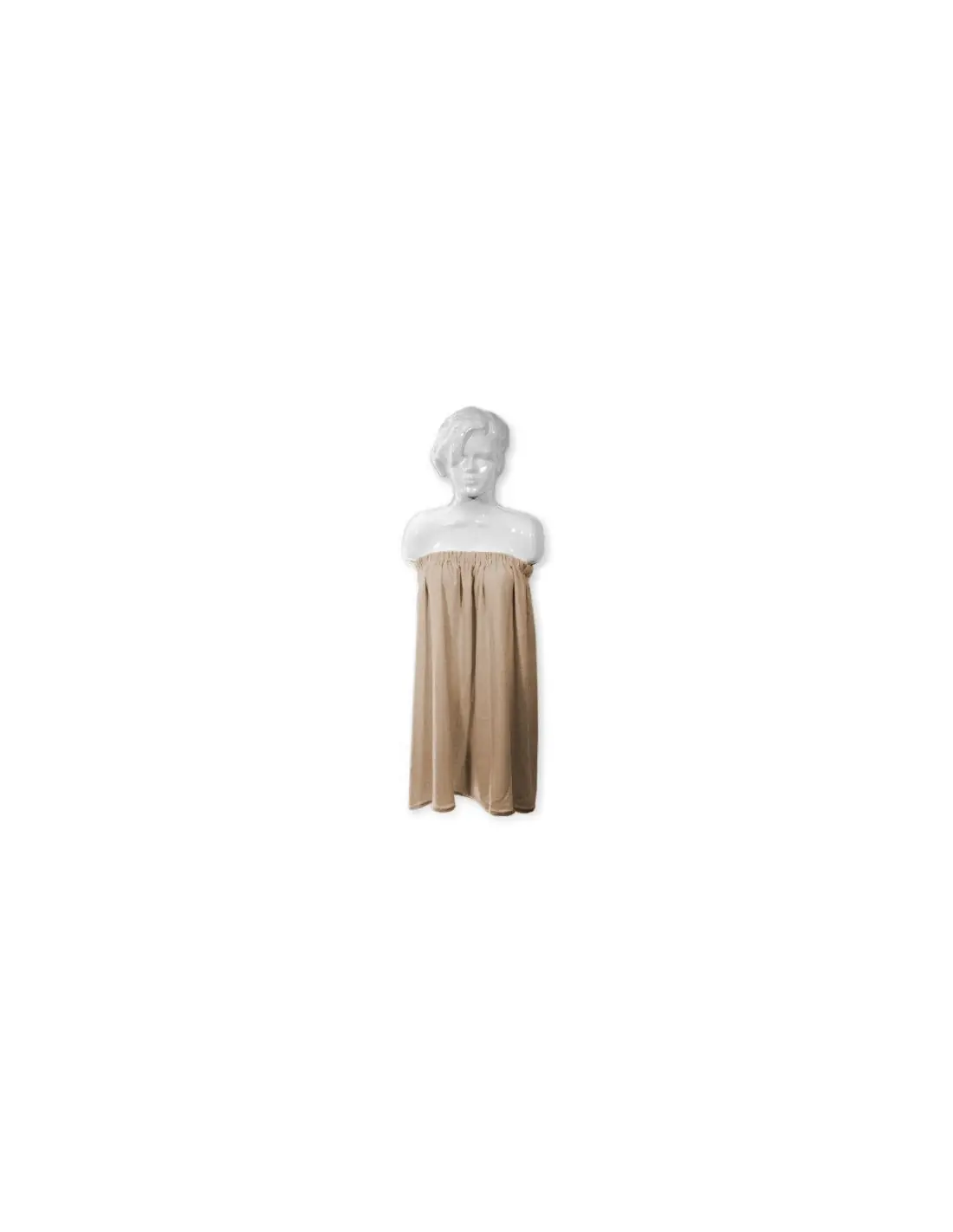 Peleryna frotte beżowa nr 25 