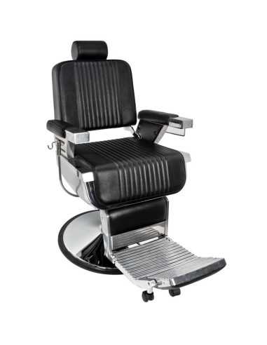 Fauteuil Barbier Steel Vintage Pro – Style Industriel & Solidité Inox 