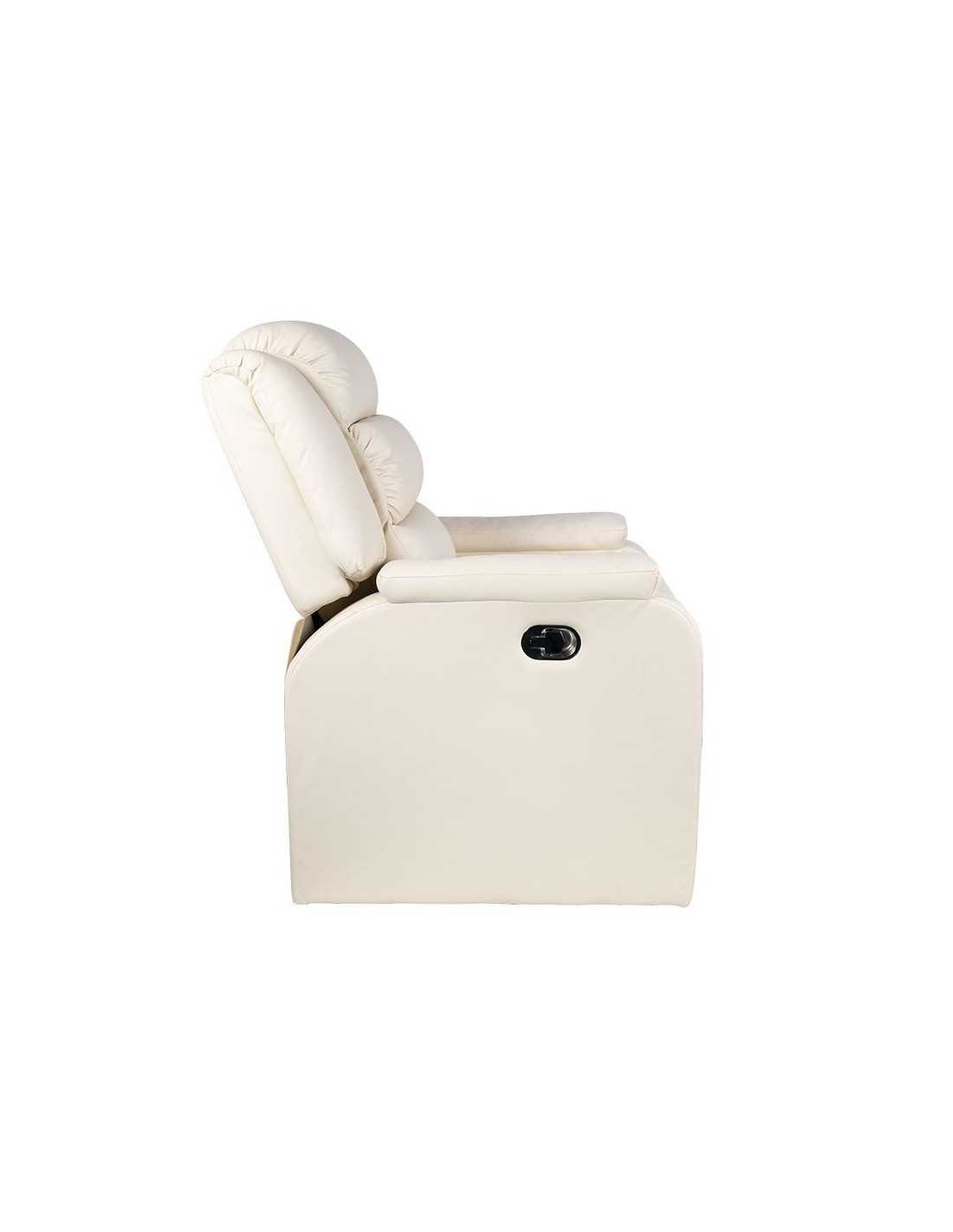 Fotel spa do pedicure Hilton kremowy 
