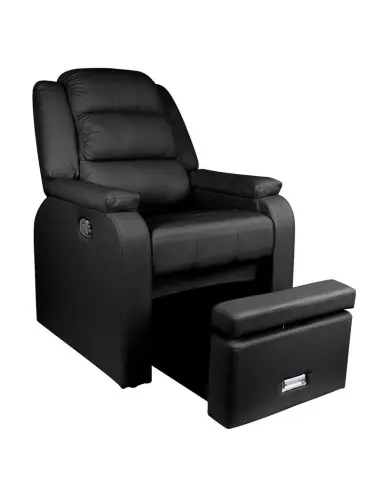 Fotel spa do pedicure Hilton czarny 
