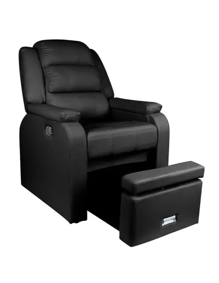 Fotel spa do pedicure Hilton czarny 