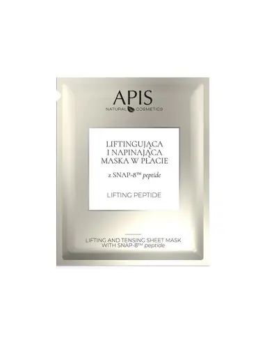 APIS LIFTING PEPTIDE Liftingująco – napinający maska w płacie z SNAP-8 TM peptide 20 g 