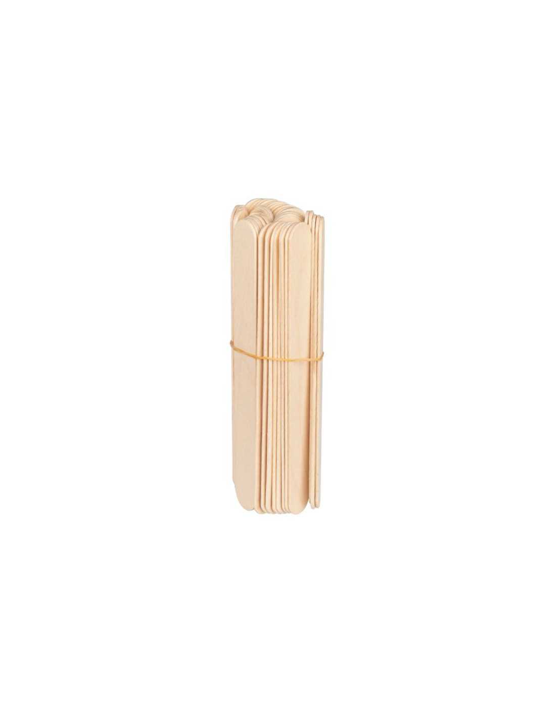 Szpatułka drewniana duża 150 x 18 x 1.8 mm - 50 sztuk 