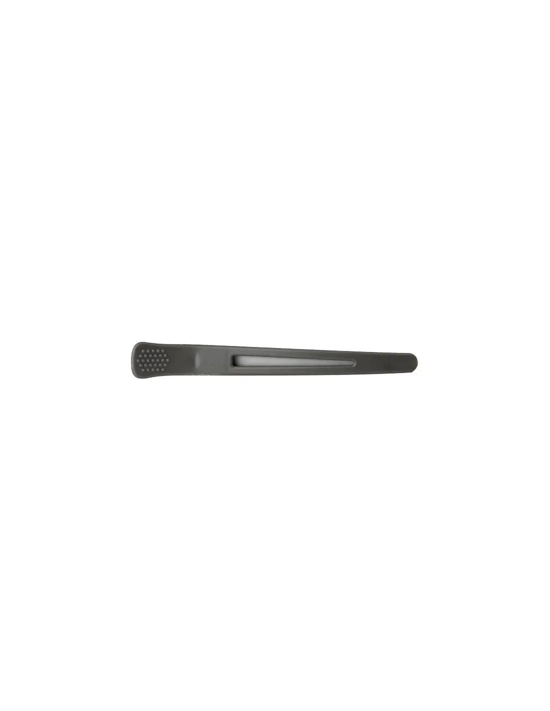 Klamry klipsy fryzjerskie do włosów E-12B 6 szt. 11,5 cm szare 