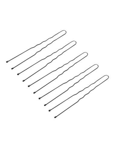 Kokówki fryzjerskie do włosów E-65 300 szt. 7 cm czarne 