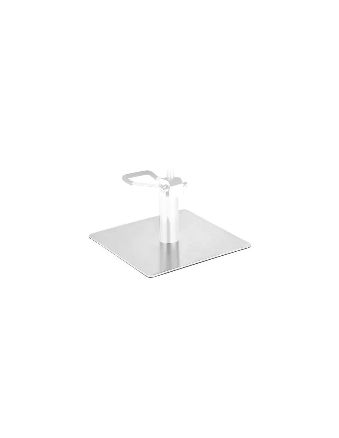 Podstawa do fotela fryzjerskiego kwadratowa inox L009 