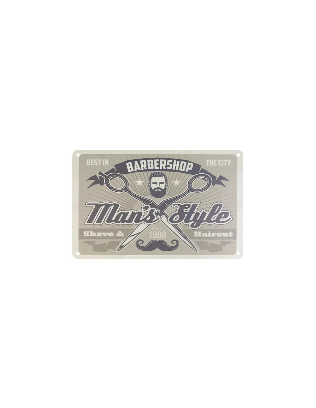 Tablica ozdobna barber B005 