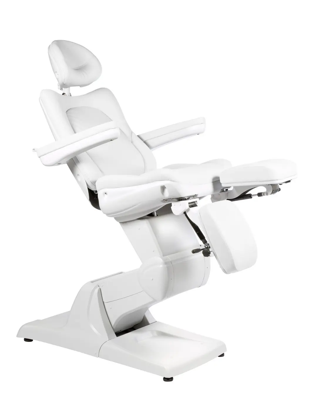 Krzesła podologiczne HZ-3870S-BL Fotel elektryczny do pedicure Sadira Biały