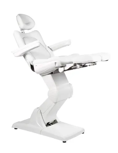 Krzesła podologiczne HZ-3870S-BL Fotel elektryczny do pedicure Sadira Biały