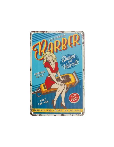 Tablica ozdobna barber B077 
