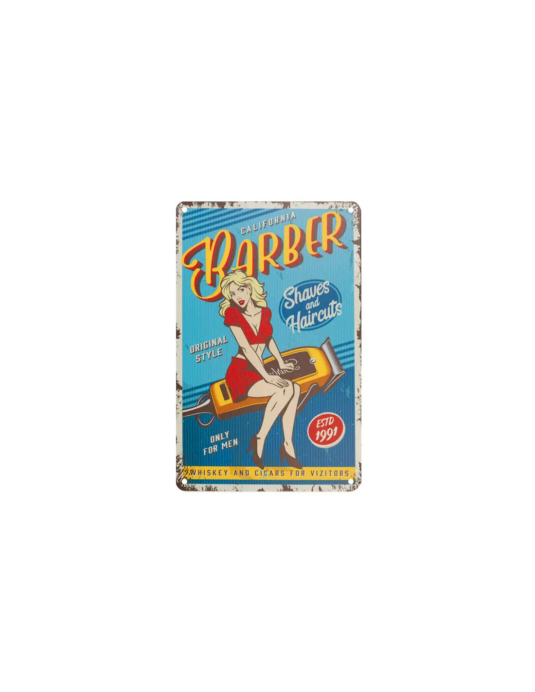 Tablica ozdobna barber B077 