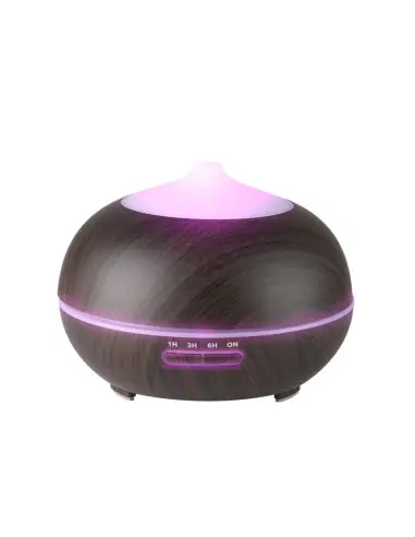 Aroma dyfuzor nawilżacz powietrza spa 06 dark wood 400 ml + timer 
