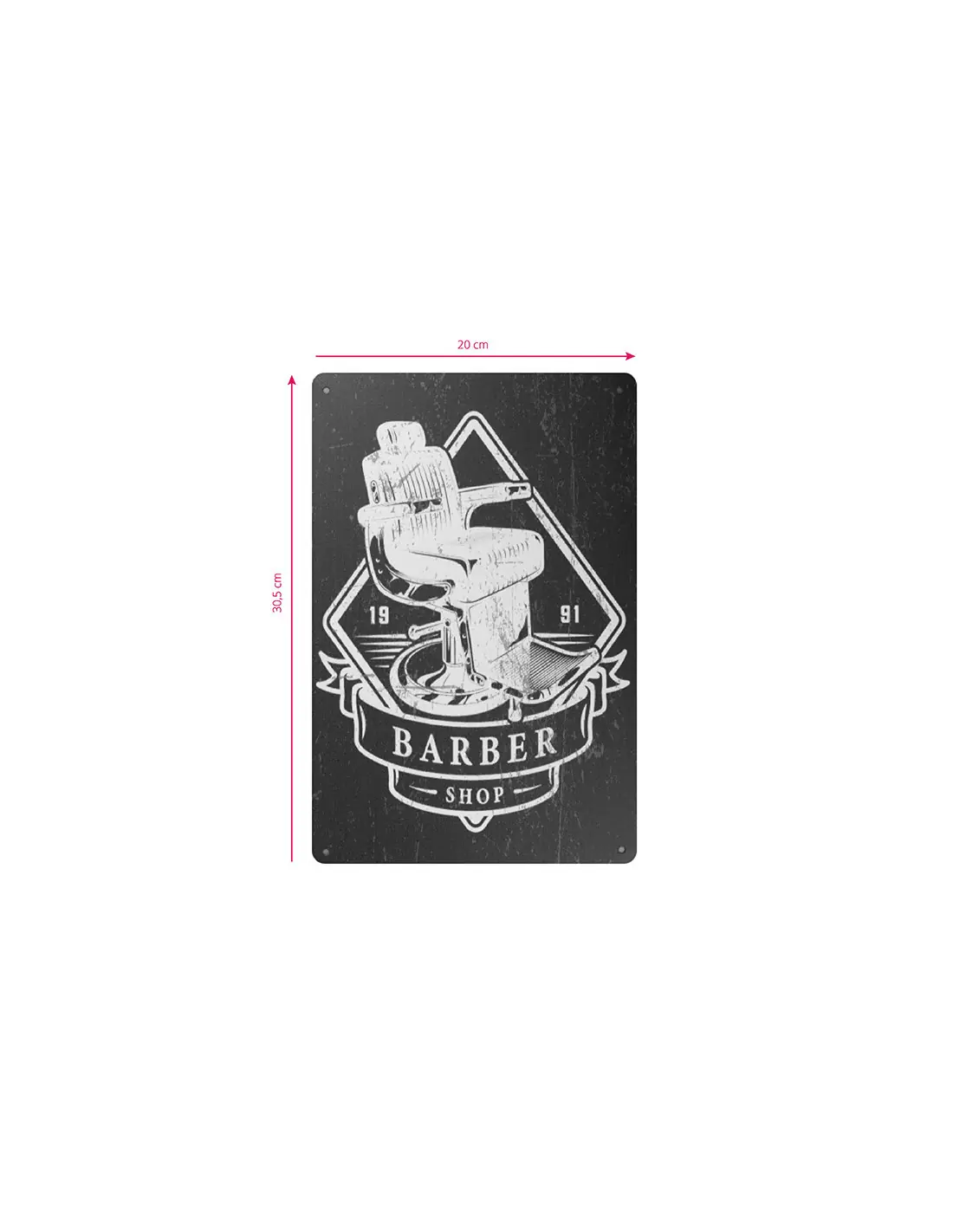 Tablica ozdobna barber B033 