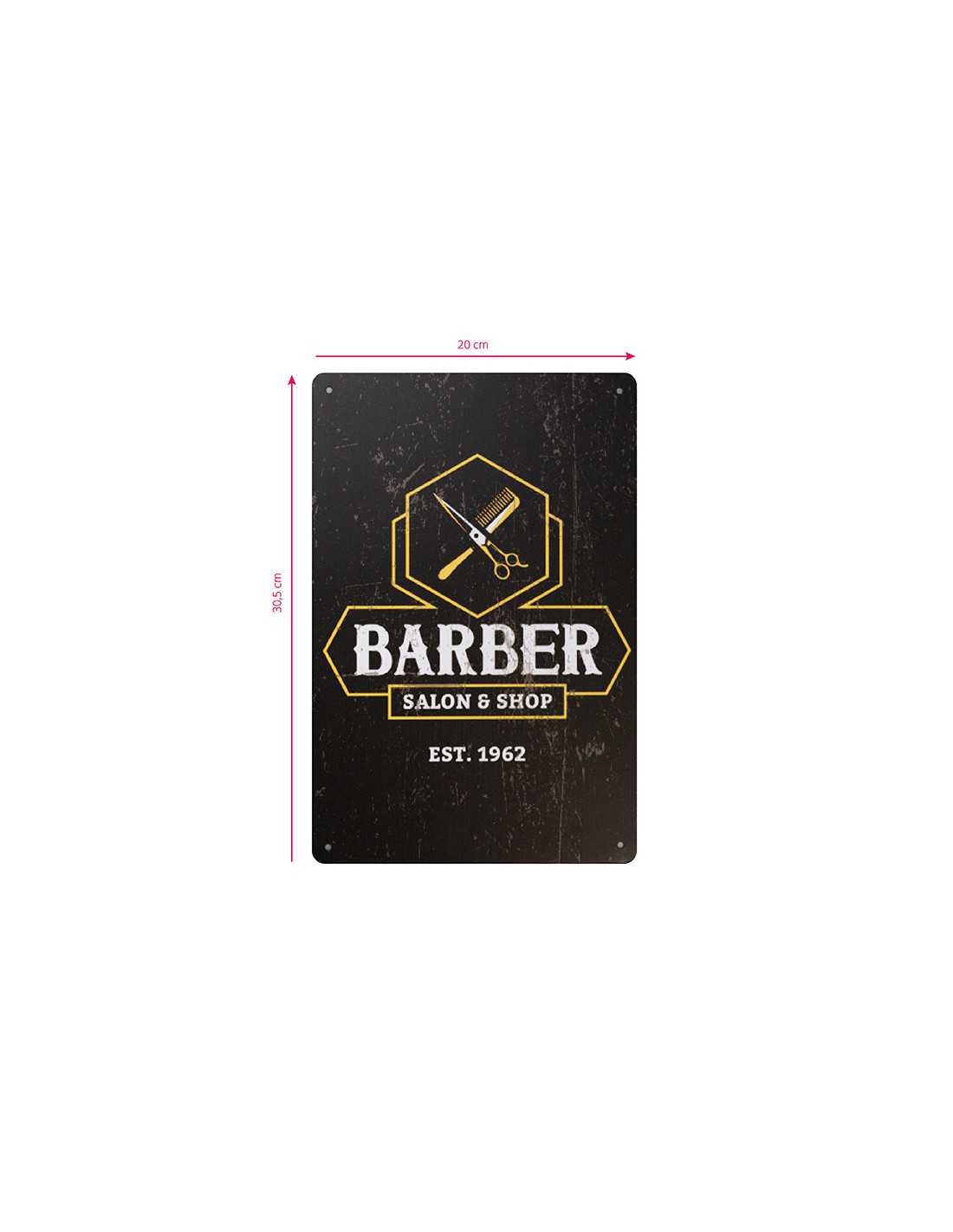 Tablica ozdobna barber B035 