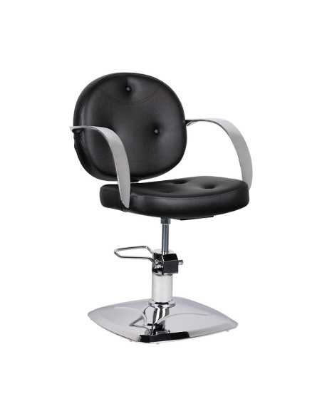 Gabbiano Asti hairdressing chair, black {attributes}