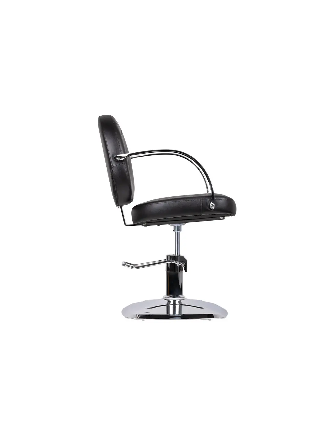  Chaise de coiffure gabbiano asti, noire 